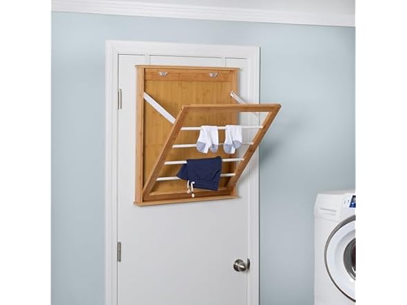 Honey-Can-Do Wall-Mounted Clothes Drying Rack
