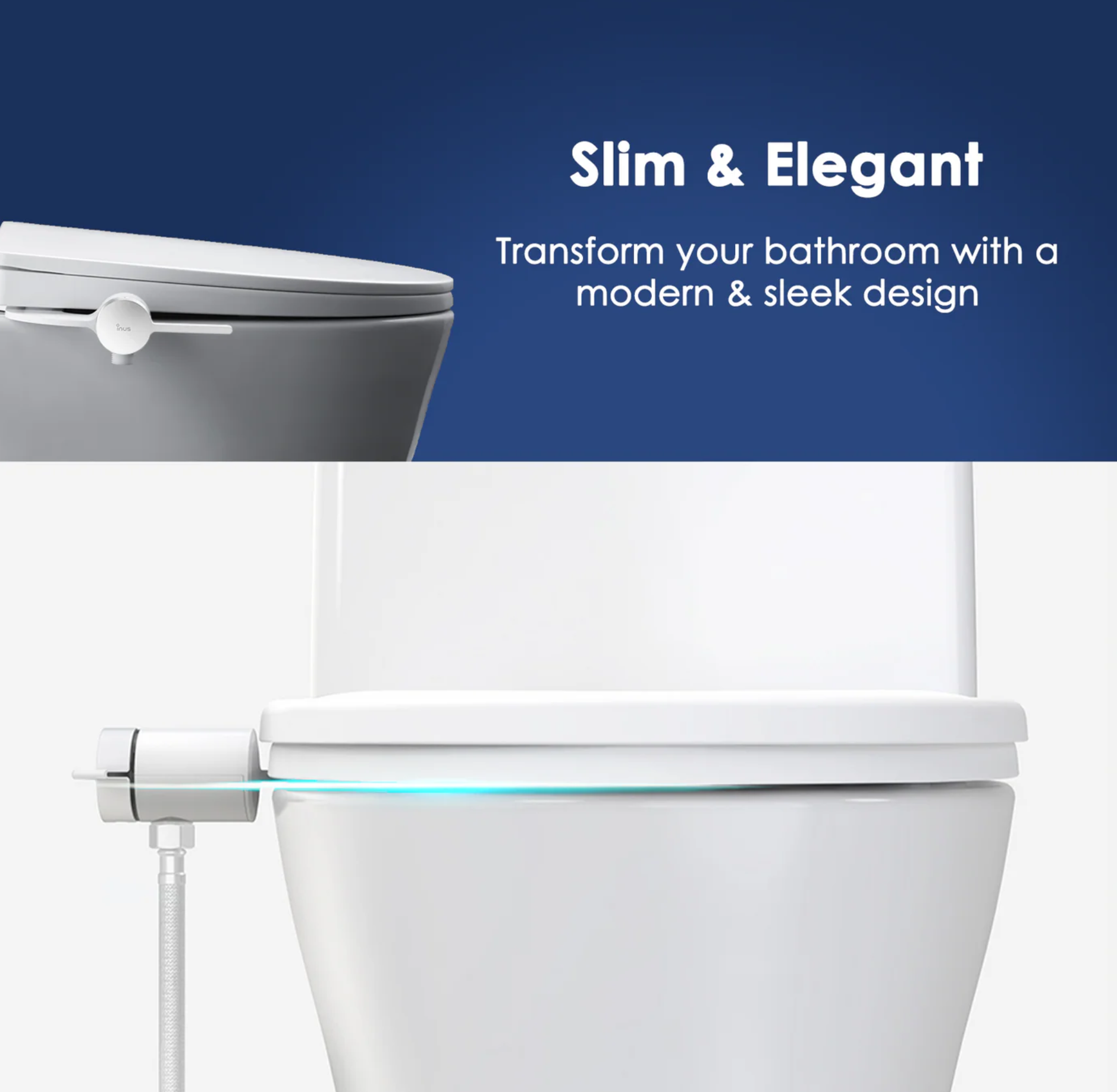 Inus M3 Bidet Attachment Dual Nozzle & Nozzle Guard - Gallery 11