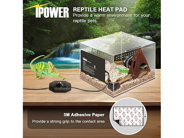 iPower 8 by 12 Inch Reptile Heating Pad