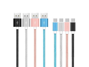 $9.99, Was $24.99, 60% Off! TC 4 Pack USB Type A to USB Type C Cable | 10ft dealfomo