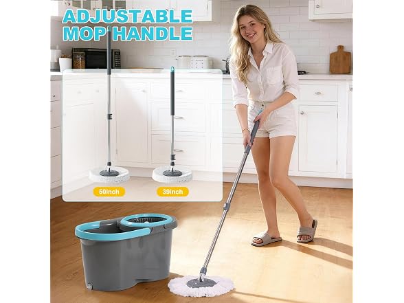 JOYMOOP Spin Mop & Bucket Set