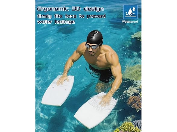 Hurdilen Swim Goggles with Cap