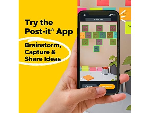 Post-it Super Sticky Notes, 3x3 in, 6 Pads