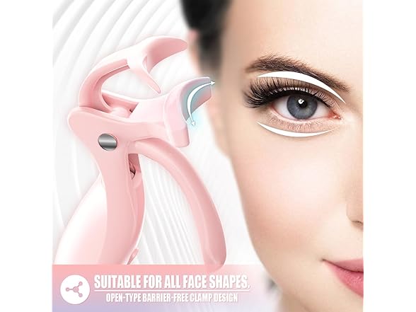 Pinkiou Pinkiou Heated Eyelash Curler for Women