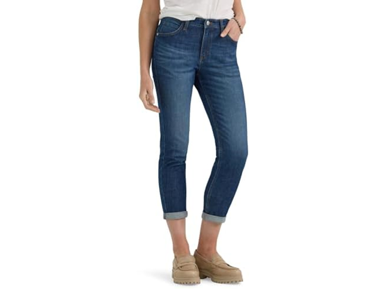 Lee Women (14 Long) Legendary Mid Jean Dark Stream