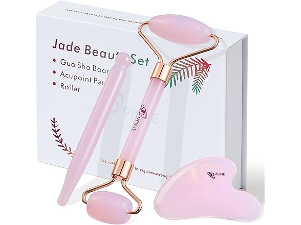 Jade Roller and Gua Sha Set