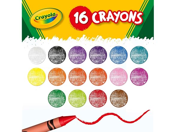 Crayola Crayons, School Supplies, 16 Count