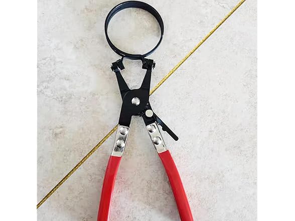 Bilkeru 1 Pcs Red Clamp Hose Pliers Tool