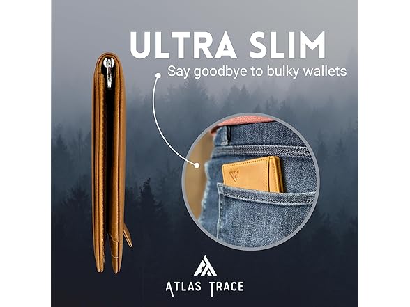 Atlas Trace Minimalist Wallet RFID