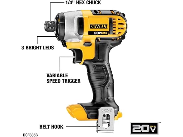 DEWALT DCK551D1M1 5 Tool Power Tool Combo Kit