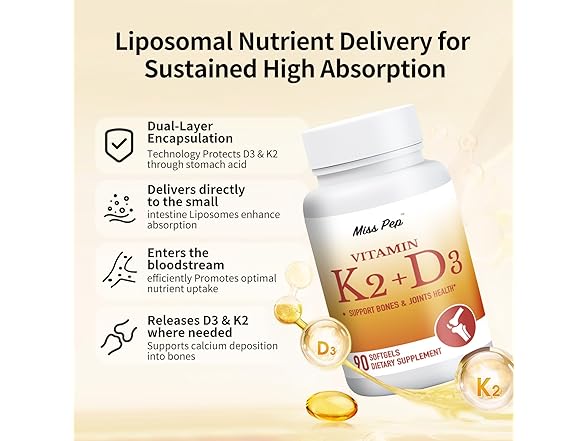 Vitamin D3 K2,5000 Iu D3 and 100 Mcg K2