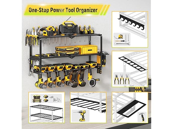 Hipidian Power Tool Organizer Wall Mount