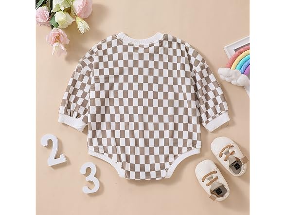 Kayotuas (6-12 MOS) Baby Oversized Long Romper