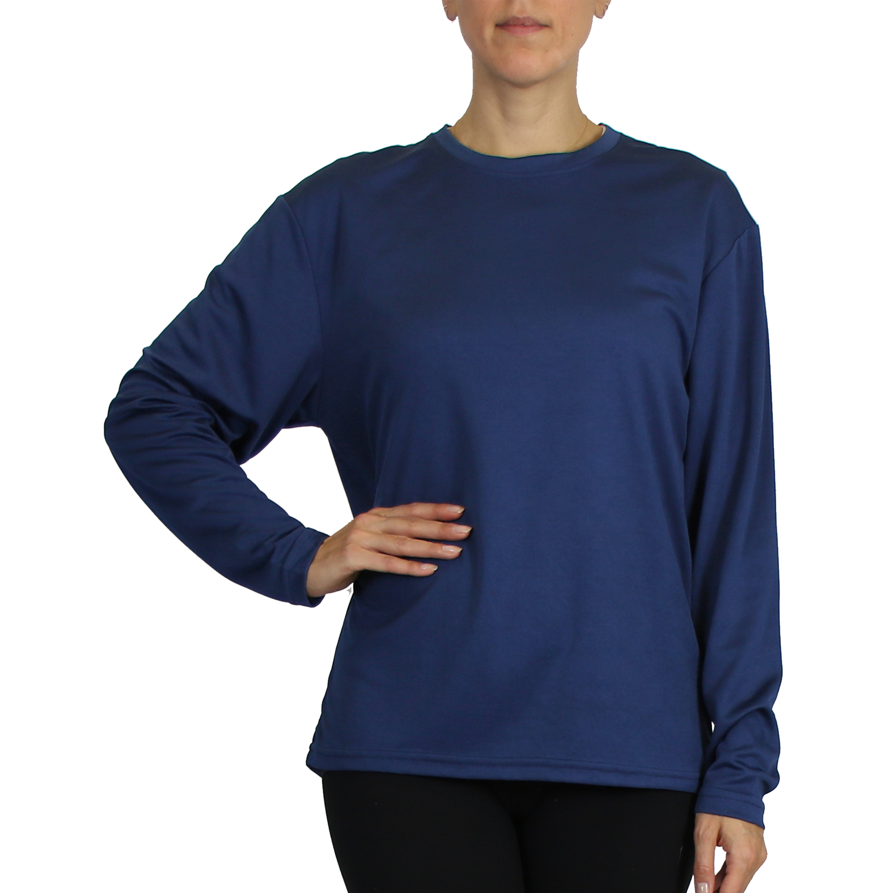 4Pk Womens L/S Performance T-Shirt - Gallery 25
