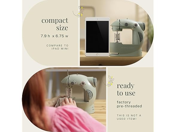 Hearth & Harbor Mini Sewing Machine