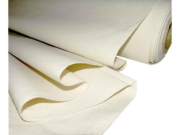 AK Trading CO. Premium Natural Cotton Duck Canvas Fabric