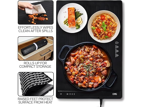 COOK WITH COLOR 350W Electric Food Warming Mat