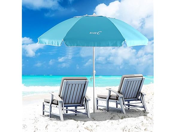 Nice C 6.5ft Adjustable Aluminum Patio Umbrella