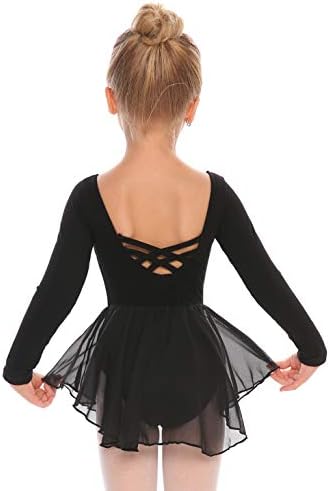 Girls Classic Long Sleeve Dance Dress