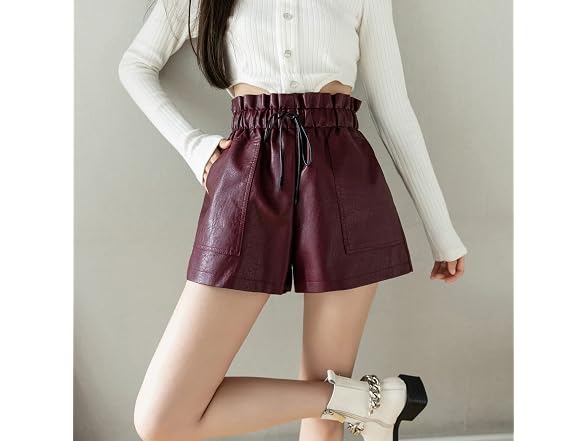 Schhjzpj Women (L) High Waisted Straight Shorts