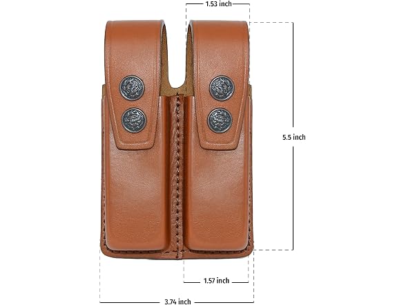 Kingdom Holster K003 Leather Double Mag