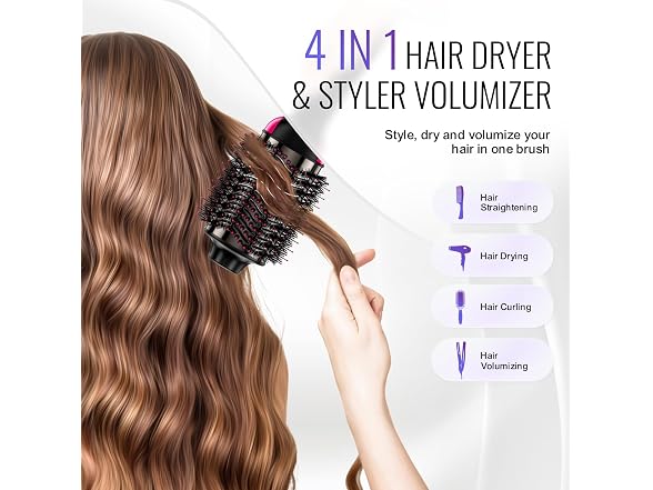 VEVOR 4 in 1 Ionic Hair Dryer Styler