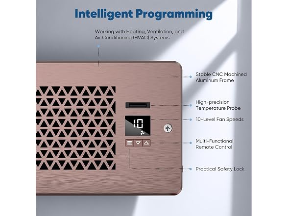 MATULSA Register Booster Fan 4 x 10" Bronze