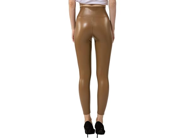 Tagoo Women (XXL) Stretchy Faux Leather Pants