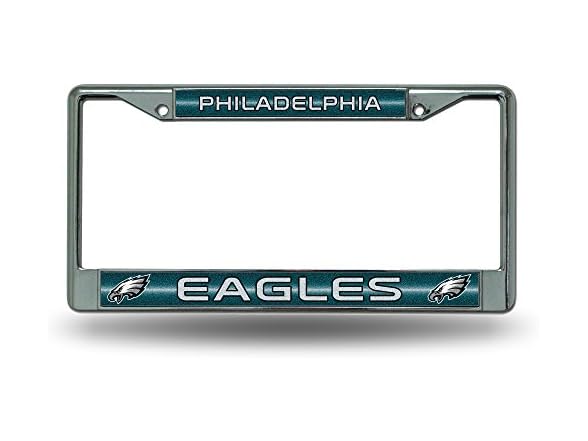 Philadelphia Eagles Chrome License Frame