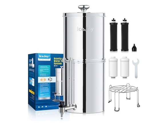 IceJoy 8-Stage Gravity Water Filtration System
