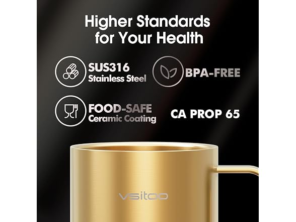 VSITOO Smart Mug | S3-BLACK