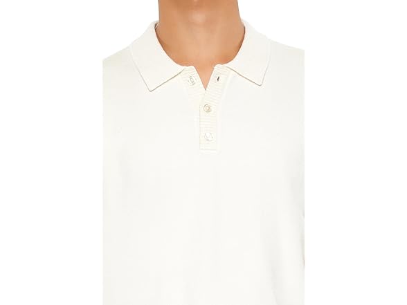 Forever 21 Men (S) Sweater-knit Polo Shirt