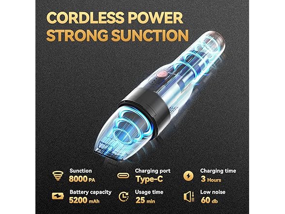 Handleld Small Vacuum Cordless