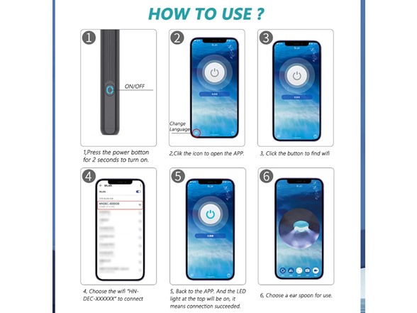 NE3 Pro Ear Wax Removal Tool w/ Camera