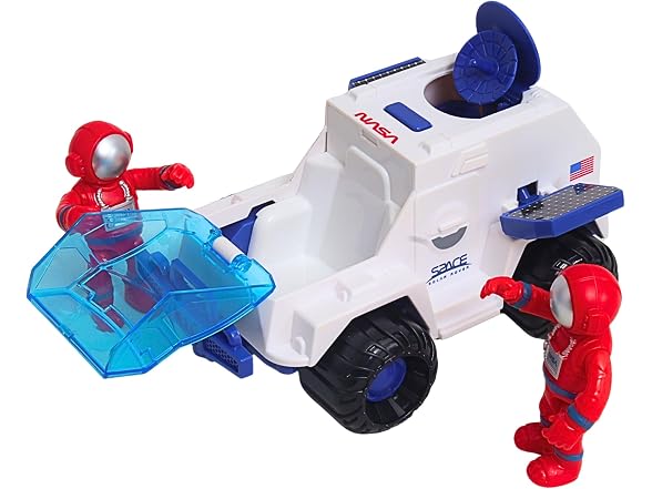 Space Adventure Solar Rover with Astronauts