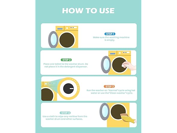 Mamouris Washing Machine Cleaner Tablets