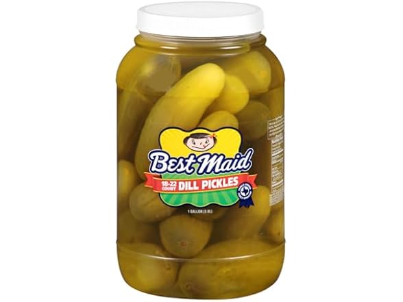 Best Maid Dill Pickles, 18-22 ct, 128 oz