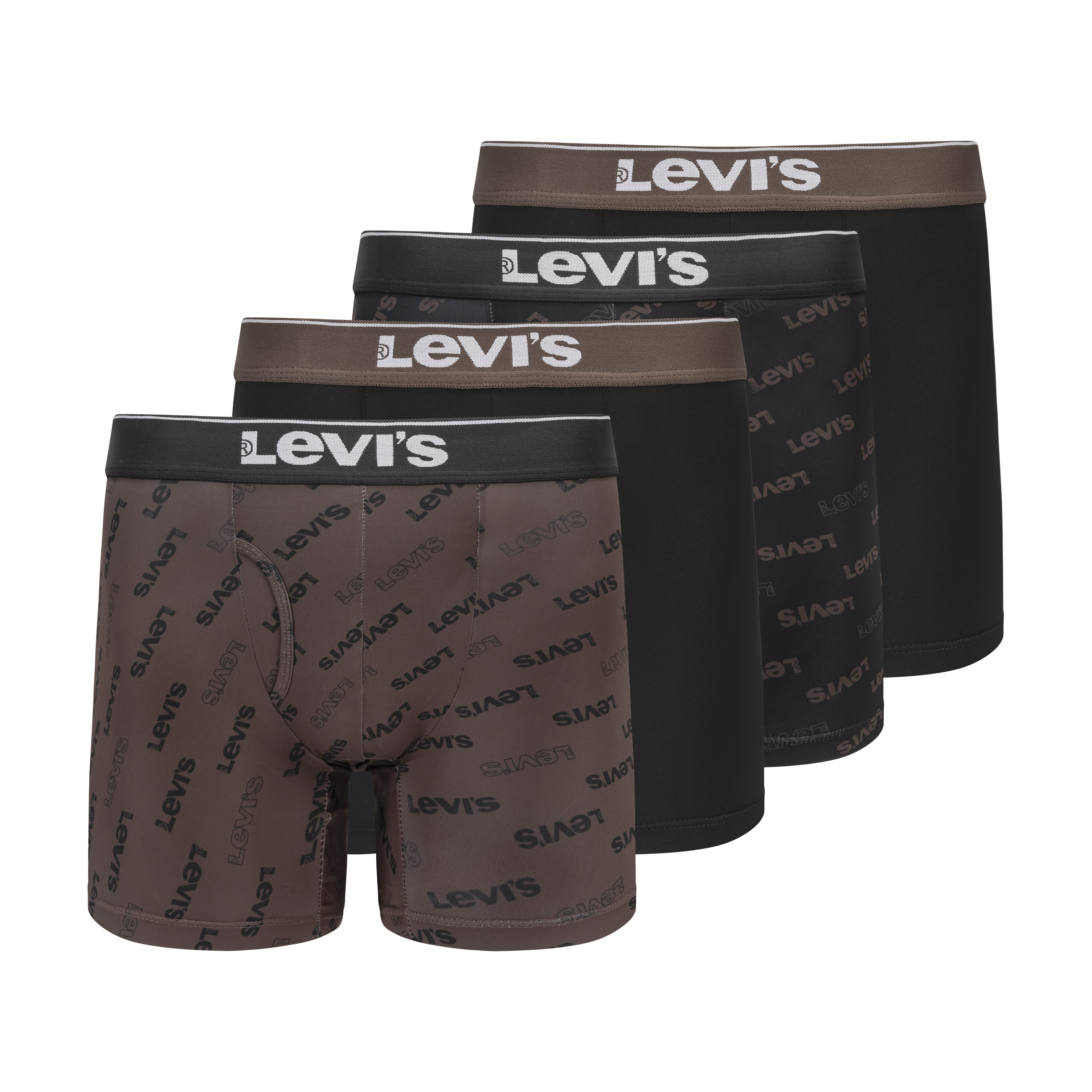 Levi's Men's 4-Pack Microfiber Boxer Brief - Gallery 10