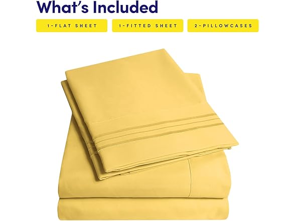 Classic Solid Microfiber Sheet Set
