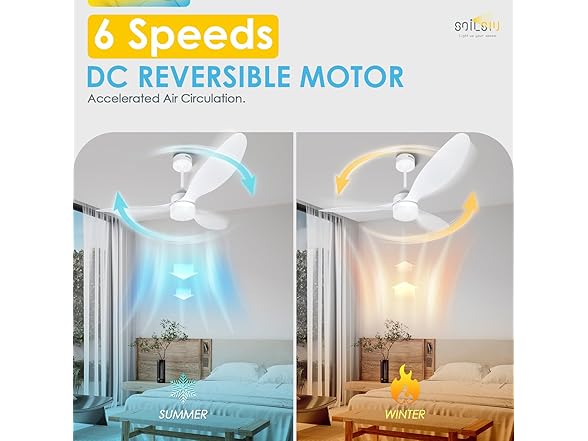 Soilsiu Ceiling Fan with Light