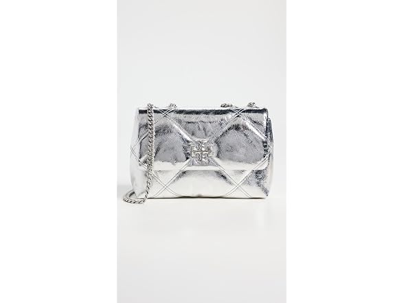 Kira Metallic Diamond Shoulder Bag