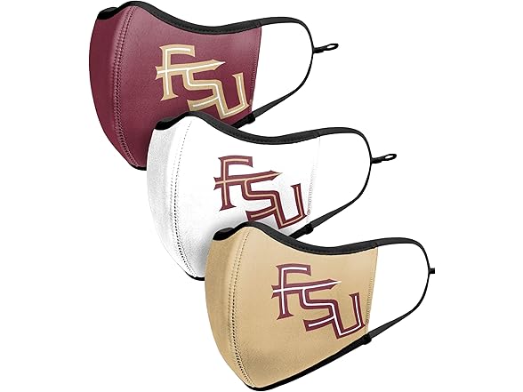 NCAA Sport Face Cover 3pk