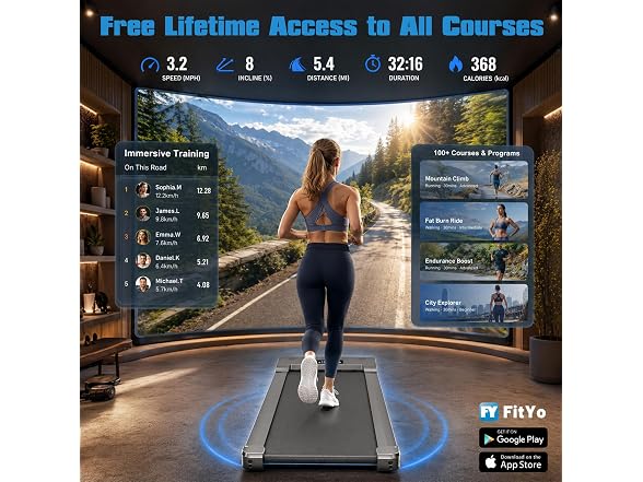 PACEROCKER Auto Incline Treadmill