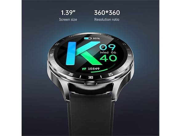 GTSolonia Smart Watch with Earbuds