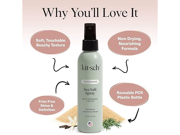 Kitsch Sea Salt Spray for Men and Women