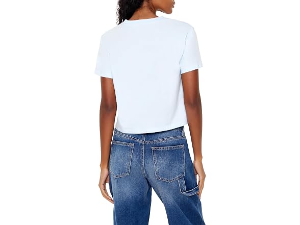 Forever 21 Women (M) Butterfly Graphic Baby Tee