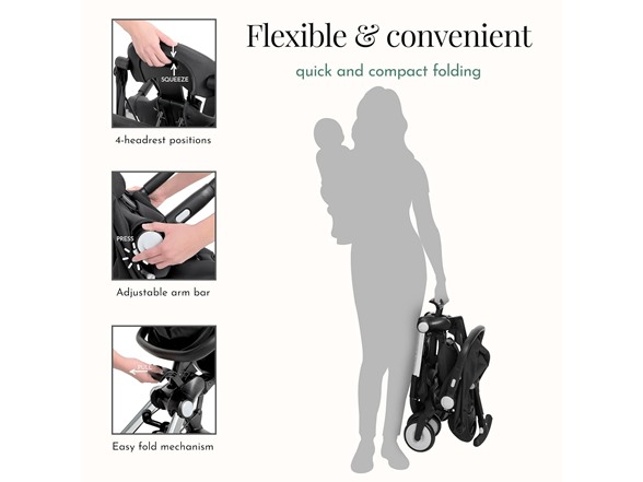 évolur Velo Rider Travel Stroller