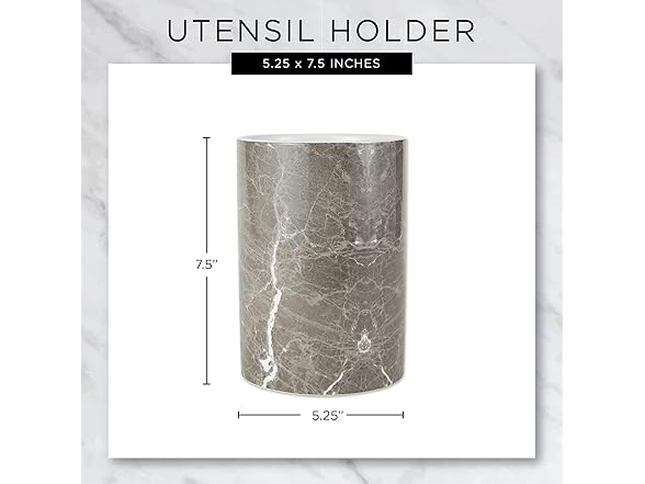 Utensil Holder, White