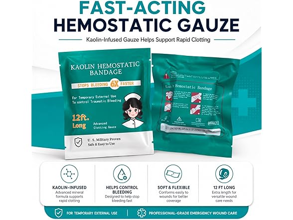 Sapbontchi quick clot gauze