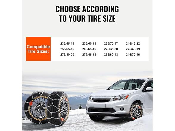 Tire Chains, Snow Chains for